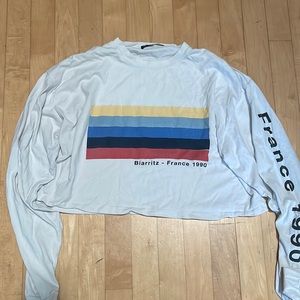 Brandy Melville Biarritz France long sleeve tee